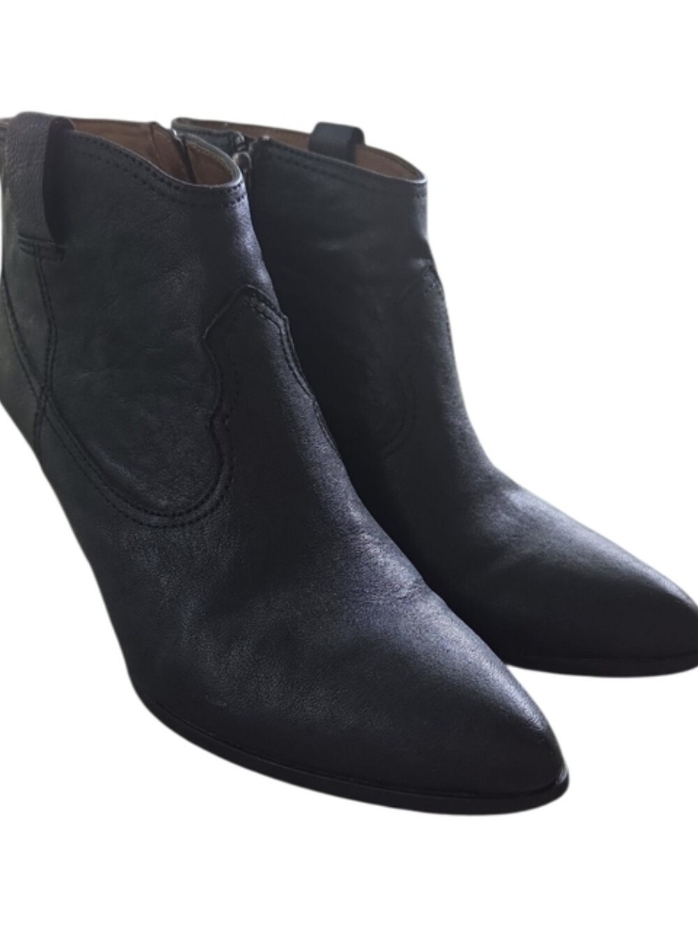 Frye Reina Western Black Booties Size 11 - Picture 10 of 10